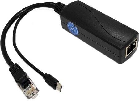 SDAPO USB0502 Mirco USB 100M PoE Splitter 48V To 5V 2.4A - 1