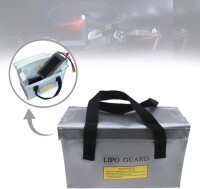 Silver Lithium Battery Explosion-Proof Bag/Protection Bag Size: 260x130x150mm - 3