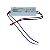 Silver Waterproof Power Supply 15W 12V 1.25A - 1