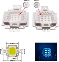 SMD 10W High Power LED Bulb Ice Blue - 4