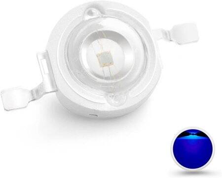 SMD 1W High Power LED Bulb Plant Blue - 1