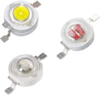 SMD 1W High Power LED Bulb Red - 1