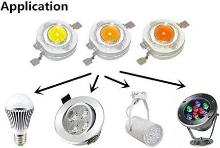 SMD 5W High Power LED Bulb Cold White - 4