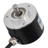 Solid Shaft D6mm DC5-24V 100 Pulses Incremental Photoelectric Rotary Encoder Push-Pull Output PNP F - 5