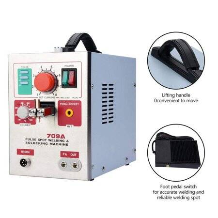 SUNKKO 709A Battery Spot Welder With 70B Welding Pen US Plug 110V - 3