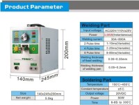 SUNKKO 709AD+ With 70B Pulse Lithium Battery Spot Welding Machine EU Plug 220V - 3