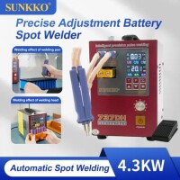 SUNKKO 737DH 4-3KW 18650 Battery Spot Welder With 70B Spot Welding Pen AU Plug 220V - 3