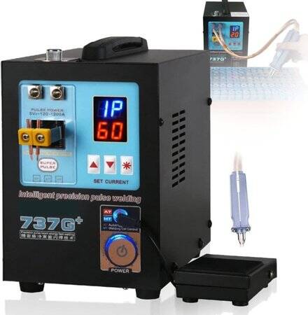 SUNKKO 737G Dual Pulse Dual Display Battery Spot Welding Machine AU Plug 220V - 1