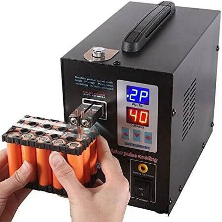 SUNKKO 737G Dual Pulse Dual Display Battery Spot Welding Machine UK Plug 220V - 1