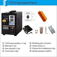 SUNKKO 737G Dual Pulse Dual Display Battery Spot Welding Machine UK Plug 220V - 3