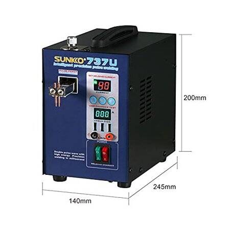 SUNKKO 737U 18650 Lithium Battery Spot Welding Machine UK Plug 220V - 3