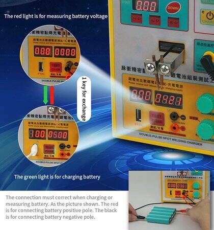 SUNKKO 788S Lithium Battery Welding Machine Double Pulse UK Plug 220V - 4