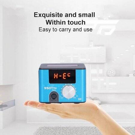 SUNKKO 950T Pro Blue 75W Anti Static Intelligent Constant Temperature Welding Station EU Plug 220V - 4