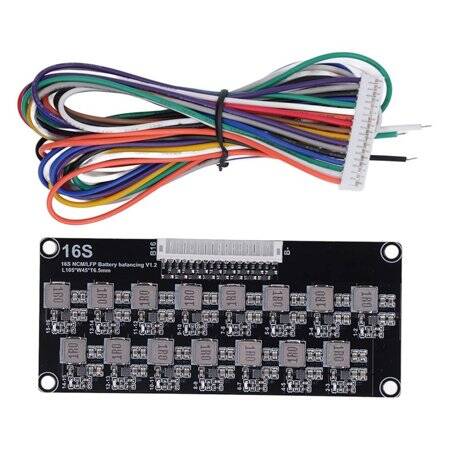 SUNKKO BAL-5616 2S~16S Battery Euqalizer Balancer With 5A Eualizing Current And LCD Display UK Plug - 1