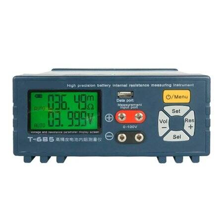 SUNKKO T-685 Bilingual High Precision Battery Voltage And internal Resistance Tester AU Plug - 3