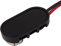 T Type 9V Battery Clips Connector Buckle With 15CM Black And Red Cable - 3