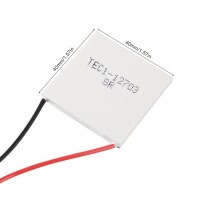 TEC1-6306 6V 27W TEC Thermoelectric Cooler RAndom Line Color Size:40x20mm - 1