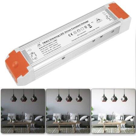 TG100W 12V Led SCR Indoor Dimming Power Supply Size: 232x49x30mm - 1