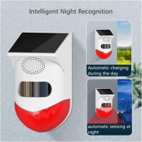 Tuya RF433 Outdoor Solar Intrusion Infrared Alarm With Battery - 5