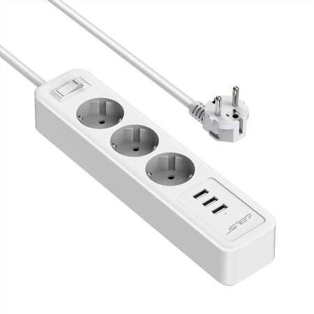 Tuya Smart Wifi InKablolugent Power Strip 4 Usb AC Plug 13A 1.8M For Alexa Google Home UK Plug - 1