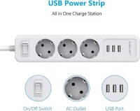 Tuya Smart Wifi InKablolugent Power Strip 4 Usb AC Plug 13A 1.8M For Alexa Google Home UK Plug - 2