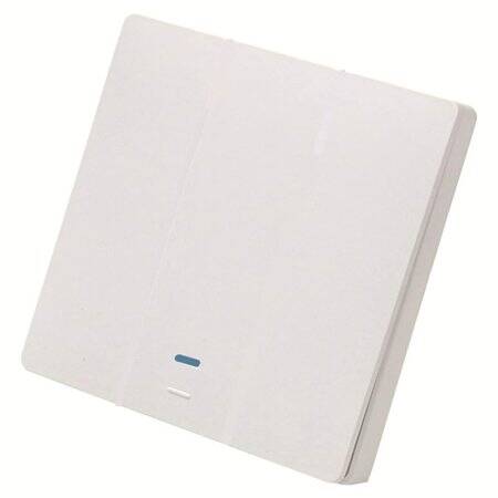 Tuya WiFi 1 Channel Touch Smart Switch Type 86 EU Plug White Size: 86x86x35mm - 1