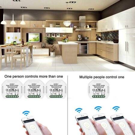 Tuya WiFi Light Dimmer Module 220-240V QS-Wifi-D01-TRIAC Original Packing Size: 51x47x22mm - 4