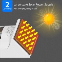 Tuya Wifi Outdoor Solar Infrared Alarm With Battery - 4