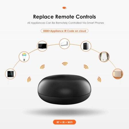 Tuya WiFi RF+IR Remote Controller RF Appliances Voice Control Work With Alexa Google Home Tuya/Smart Life App RF: 433/315MHz - 4