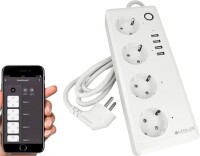 Tuya Wifi Smart Power Strip 4 Usb AC Plug 16A 1.8M For Alexa Google Home EU Plug - 1