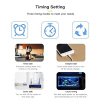 Tuya Wifi Smart Socket Remote Timing Voice Switch EU Plug Power Monitoring 100-240V 16A For Alexa Size: 50x50x80mm - 3