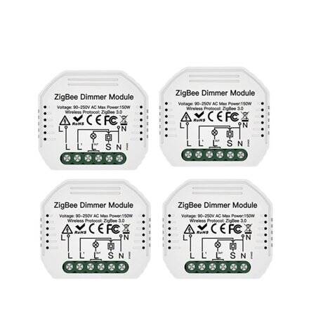 Tuya Zigbee 3.0 Dimmer Module 1 Channel QS-Zigbee-S05-L For Alexa Single Fire Original Packing - 1