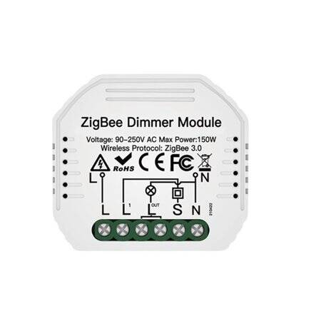 Tuya Zigbee 3.0 Dimmer Module 1 Channel QS-Zigbee-S05-LN For Alexa Zero Fire Original Packing - 2