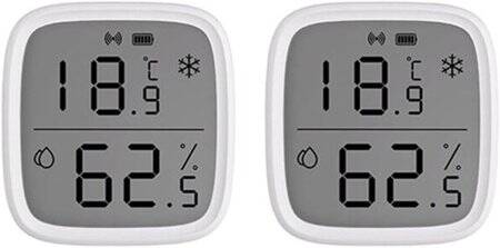 TUYA ZigBee Thermometer Large Screen Indoor Temperature And Humidity Electronic With Battery - 1