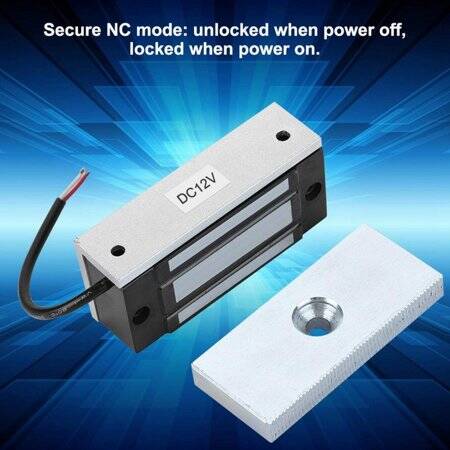 Type B 60KG DC12V 200MA Electromagnetic Lock - 2