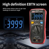 UNI-T UT123 Handheld Digital Multimeter-Household Pocket Size Multimeter-AC And DC Voltage Resistance-Temperature NCV Function Without Battery - 2