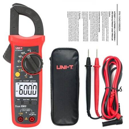 UNI-T UT202+ 400A Digital Clamp Meter Automatic Range True RMS High Precision Multimeter Without Battery - 1