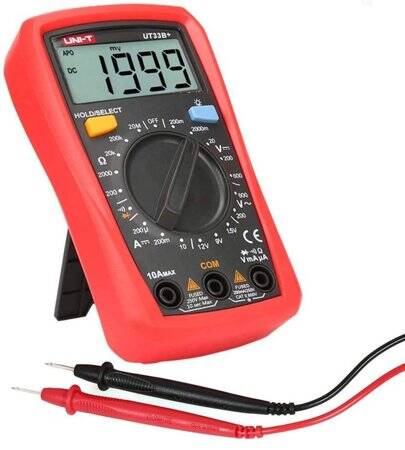 UNI-T UT33B+ Battery Test Manual Range Digital Multimeter Without Battery - 1