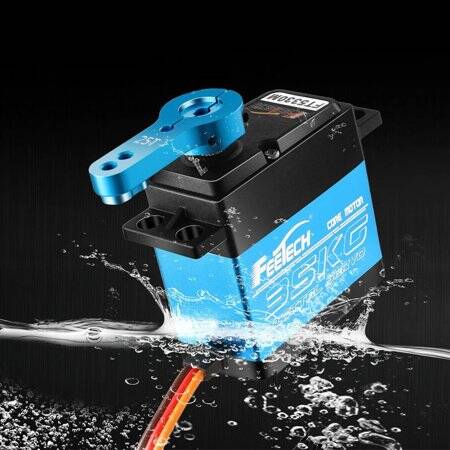 Waterproof FEETECH FT5330M 7.4V 180 Degree High Speed Metal Gear Digital Servo Torque 35kg - 5