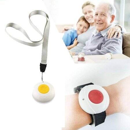 Wireless SOS Emergency Wrist WristbAnd Panic Button 433MHz Alarm Sensor - 3