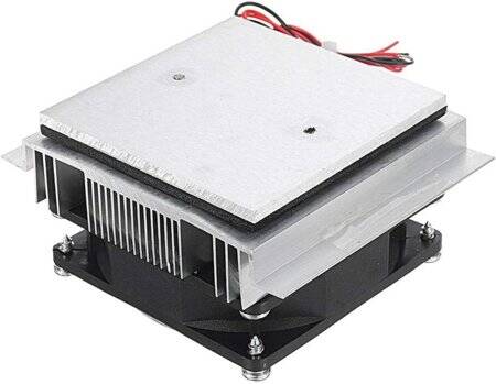 XD-1037 DC12V 60W SemiconducTor Refrigeration Sheet RefrigeraTor DIY Refrigeration Plate Low Power RadiaTor System Size:87x87mm - 2