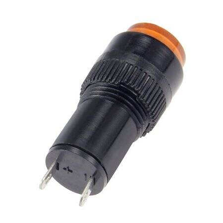 Yellow AC/DC12V NXD-212 Small LED Signal Indicator Light - 2