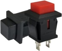 Yellow DS-431 2 PIN Off-On Self-Reset Square Push Button Switch - NC Press Break - 1