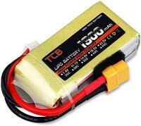 Yellow TCB 11.1V 1500MAH 25C Model Airplane Lithium Battery JST Female - 2