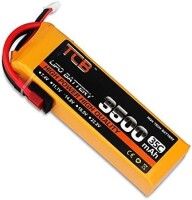 Yellow TCB 11.1V 5200MAH 25C Model Airplane Lithium Battery JST Female - 1