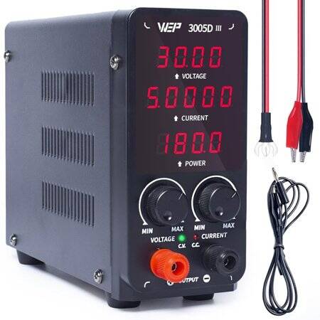 YIHUA3005D Regulated Adjustable DC Power Supply US Plug - 1