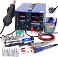 YIHUA853D USB 15V 1A Digital Display Hot Air Desoldering Station Power Supply AU Plug - 1