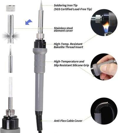 YIHUA948 I Upgrade Digital Electric Soldering Device 220V AU Plug - 4