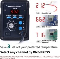 YIHUA959D-I Digital Display Hot Air Soldering Station 220V EU Plug - 2