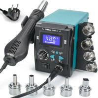 YIHUA959D-II Digital Display Hot Air Soldering Station 220V EU Plug - 1